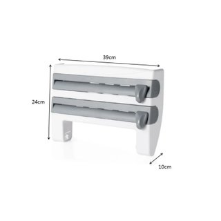 Dispensador pared papel cocina film aluminio