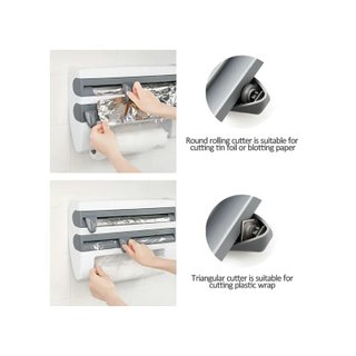 Dispensador pared papel cocina film aluminio