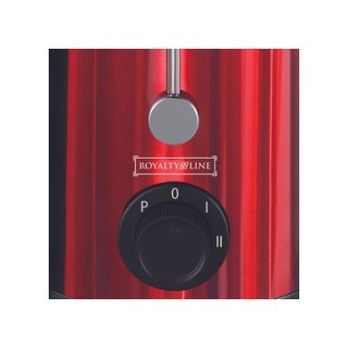 Licuadora extractora 700W inox roja zumo