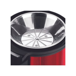 Licuadora extractora 700W inox roja zumo