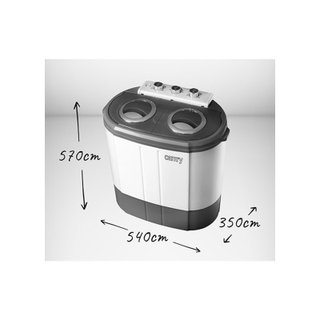 Lavadora portátil 3kg dos cubas lavado