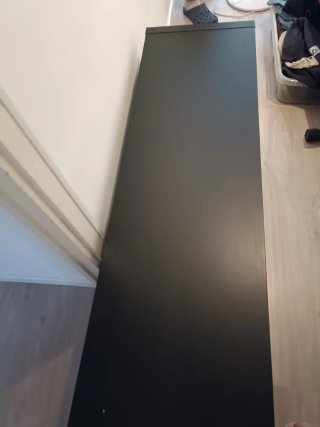 Mueble TV Kallax negro Ikea