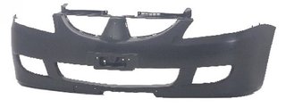 Paragolpes Delantero (Negro) para Mitsubishi LANCER 2004