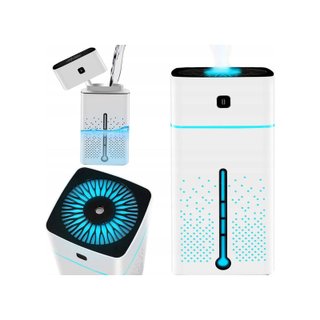 Humidificador ultrasónico 1L 40m² silencioso