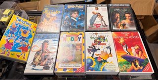 Pack 9 VHS Filmes Animação Disney Warn