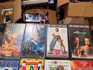 Pack 9 VHS Filmes Animação Disney Warn