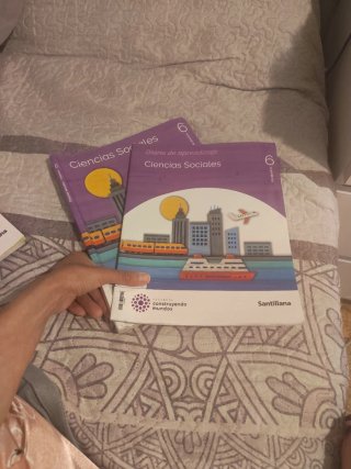 Libros de 6to de primaria, santillana y Richmond