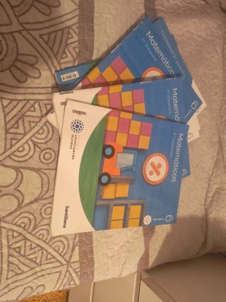 Libros de 6to de primaria, santillana y Richmond