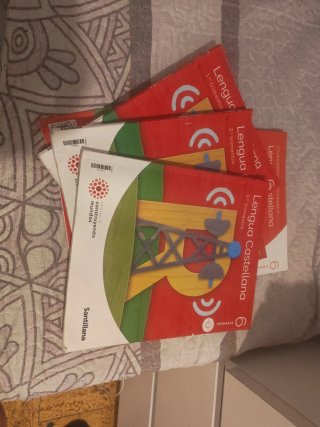 Libros de 6to de primaria, santillana y Richmond