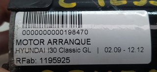 MOTOR ARRANQUE HYUNDAI I30 Classic GL