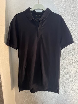 Polo Massimo Dutti Negro