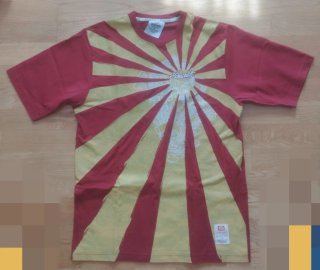 Camiseta Ecko Talla M Rayas Rojas y Amarillas