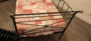 Diván Cama de Forja Peñas Vargas 90x190 está nuevo