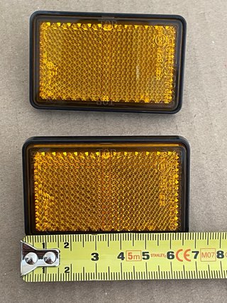 Set de 2 Catadióptricos Cuadrados honda sh350
