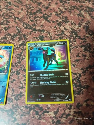 Cromo Pokémon Umbreon Stage 1 HP100
