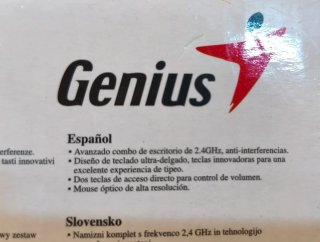 Teclado y Ratón Inalámbrico Genius SlimStar 8000ME