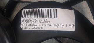 ELECTROVENTILADOR OPEL ASTRA G BERLINA Elegance