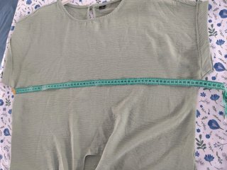 Blusa verde caquis talla XXL
