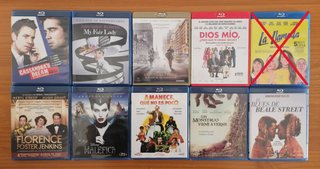 Películas Blu-ray (Precio por unidad)