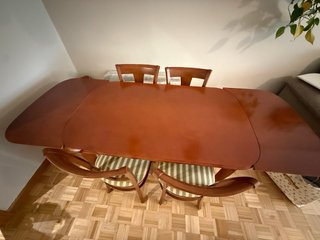 Mesa de comedor extensible madera