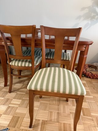 Mesa de comedor extensible madera