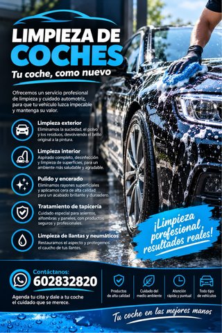 Limpieza coches completa