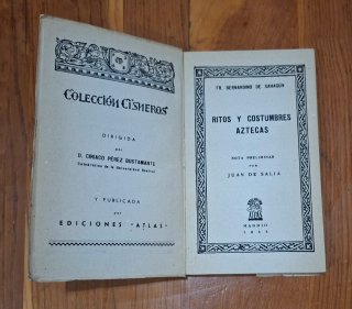 Libros Colección Cisneros 1943/1944