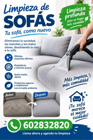 Limpieza sofás