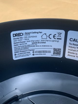Ventilador de Techo Inteligente Dreo 334S 220-240V