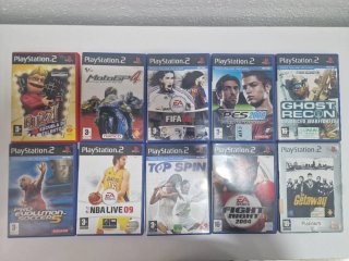 Ps2 Fat Negra + 10 Juegos y 1 Mando