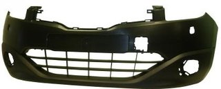 Paragolpes Delantero (Negro) Con Agujero Lavafaro para Nissan QASHQAI 2010