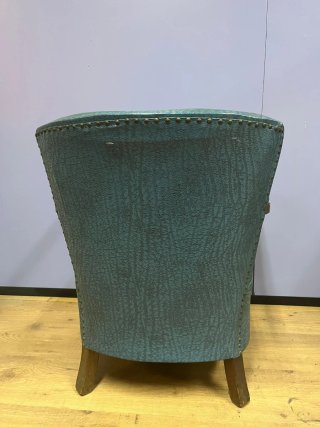 Sillón Vintage Azul Verdoso