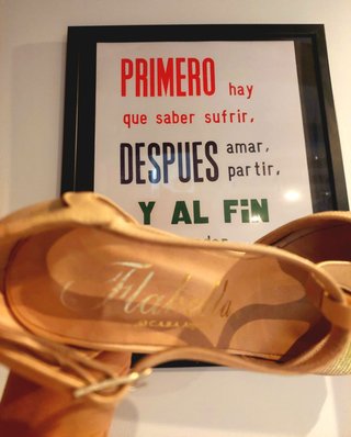 Zapatos de baile Tango/salsa Flabella (Argentina).