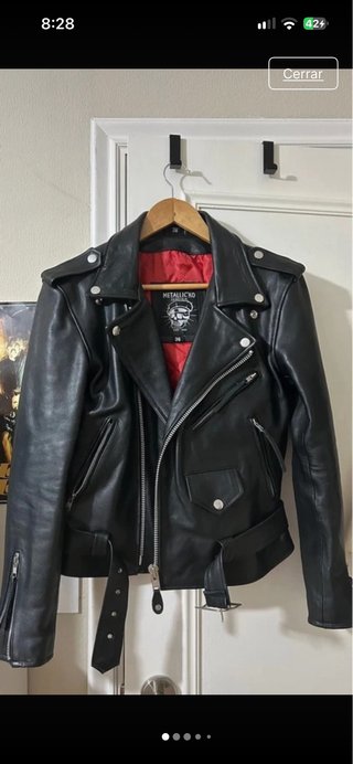 Cazadora de cuero Metallicko Leathers