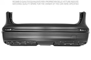 Paragolpes Trasero Imprimado Con Agujeros Moldura para Nissan QASHQAI 2017