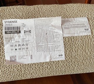 Alfombra IKEA Stoense Beige 133x195 cm
