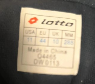 Zapatillas de lona Lotto azul Talla 44