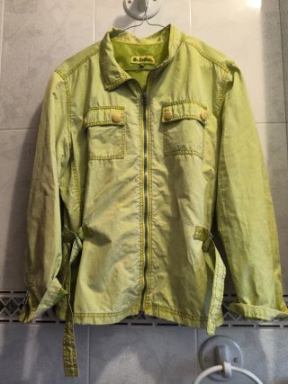 Cazadora mujer verde