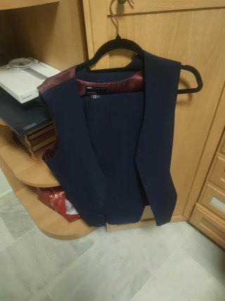 Traje de Tres Piezas Azul ASOS