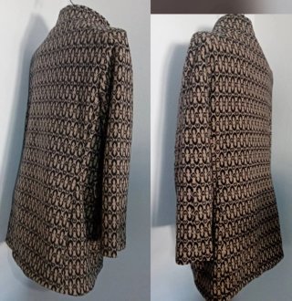 Cappotto Piazza Italia Damascato Taglia L