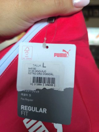 Chaqueta Chándal Puma CB Retro Woven Talla L