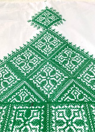 Sábana y 3 Fundas Cojín Bordado de Fez - Marruecos