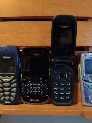Lote 5 móviles Nokia