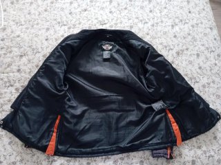 Chaqueta Harley-Davidson Morada y Naranja