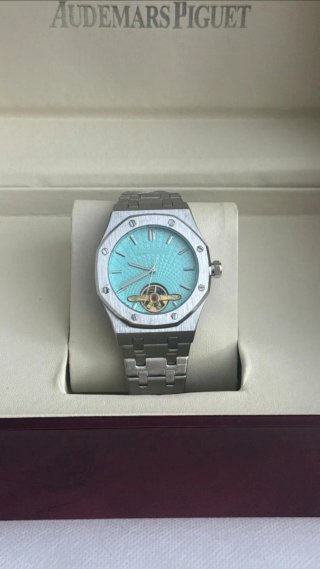 Reloj Mecánico Automático estilo MOD Turquesa Tour
