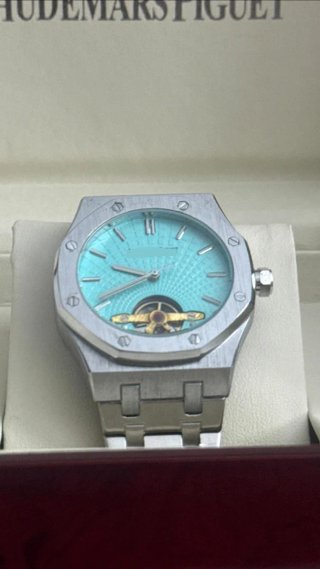 Reloj Mecánico Automático estilo MOD Turquesa Tour