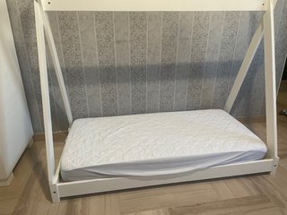 Cama Infantil Tipi Blanca 140x70