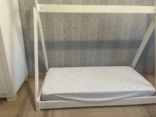 Cama Infantil Tipi Blanca 140x70