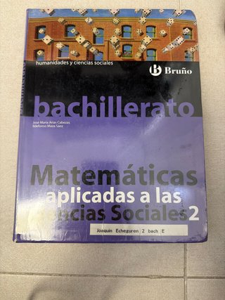 Matemáticas aplicadas a las Ciencias Sociales 2...