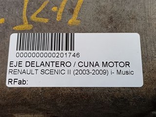 EJE DELANTERO / CUNA MOTOR RENAULT SCENIC II i- Music